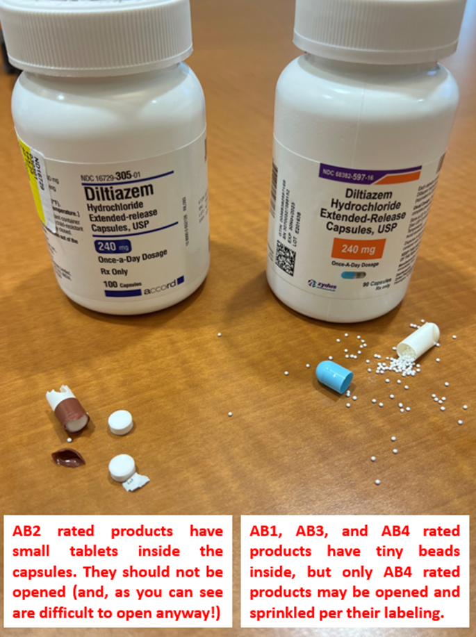 Image 2 Inside diltiazem ER capsules